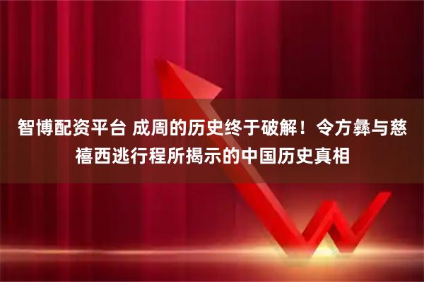 智博配资平台 成周的历史终于破解！令方彝与慈禧西逃行程所揭示的中国历史真相